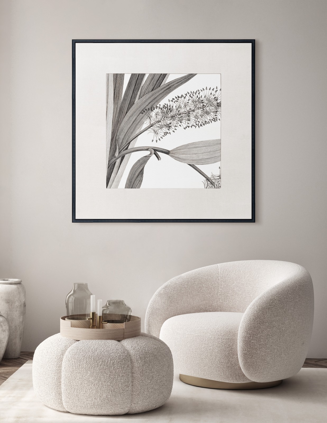 Parkinson's Engraving I - roomset